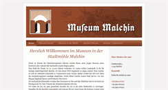 Desktop Screenshot of museum-malchin.de