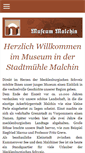 Mobile Screenshot of museum-malchin.de